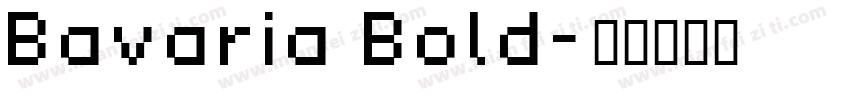 Bavaria Bold字体转换